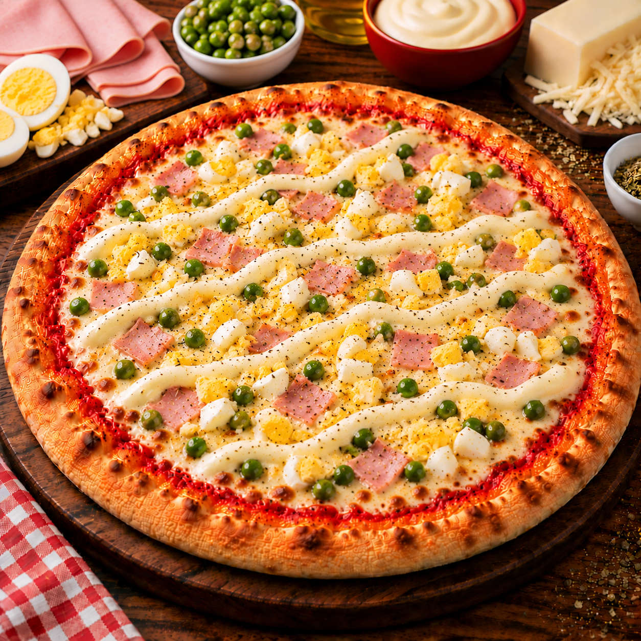 Pizza Broto Portuguesa