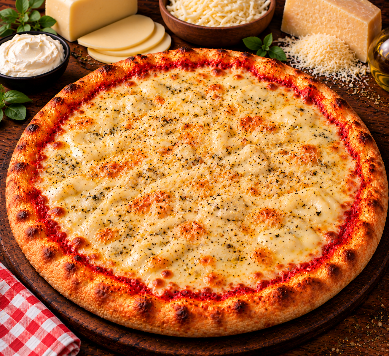 Pizza Broto Quatro Queijos